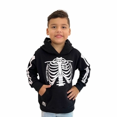 Imagem do Blusa Infantil Moletom Menino Canguru Touca Bolso Gangster