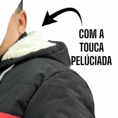 Imagem do Jaqueta Masculina Plus Size Bobojaco Gangster Aberta Touca