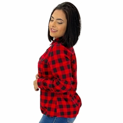 Blusa Camisa Xadrez Feminina Manga Longa Festa Junina - ANJ MODAS