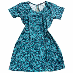 Vestido Curto Plus Size T-shirt Casual Estampado Malha - comprar online