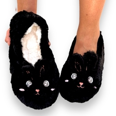 Pantufa Feminina Sapato Antiderrapante Solado De Borracha na internet