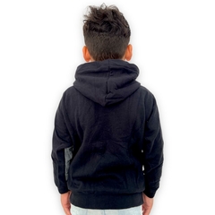 Blusa De Frio Infantil Moletom Capuz Flanelada Aberta Ziper - comprar online