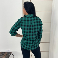 Blusa Camisa Xadrez Feminina Manga Longa Festa Junina - loja online