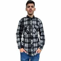 Camisa Flanelada Xadrez Masculina Manga Longa Lenhador - comprar online