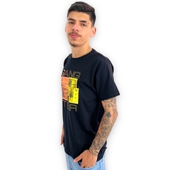 Camiseta Masculina Básica Gola Redonda Gangster Importada - comprar online