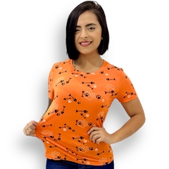 Blusinha Feminina T-shirt Baby Look Premium Importada na internet