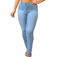 Calça Jeans Feminina Skinny Cós Alto Levanta Bumbum C/ Lycra - ANJ MODAS