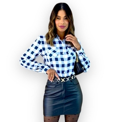 Blusa Camisa Xadrez Feminina Manga Longa Festa Junina - comprar online