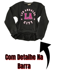 Imagem do Blusa De Frio Moletom Infantil Menina Estilosa Olyns Top