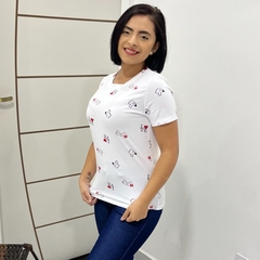 Blusinha Feminina T-shirt Love - ANJ MODAS