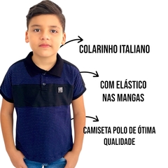 Camiseta Polo Infantil Menino Gangster Camisa Original - comprar online