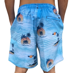 BERMUDA MASCULINA SHORT PRAIA COM ELÁSTICO PREMIUM GANGSTER - comprar online