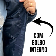 Jaqueta Masculina Plus Size Bobojaco Gangster Aberta Touca