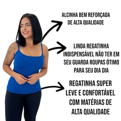 Kit 10 Regatinha Alcinha Camiseta Regata Fitness Basica