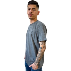 Camiseta Masculina Básica Oversized Gangster Coleção Verão