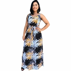 Vestido Estampado Premium Com Bojo Alcinha E Cinto Embutido - comprar online