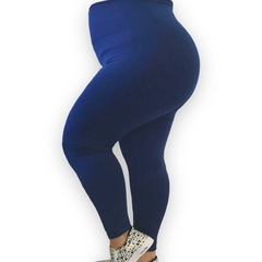 Imagem do Calça Legging Feminina Suplex Plus Size Cintura Alta