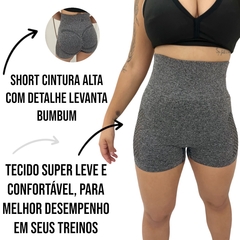 Imagem do Short Legging Academia Levanta Bumbum Sem Costura Detalhada