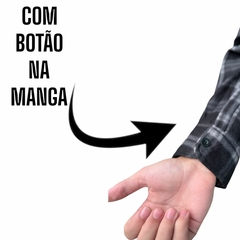 Camisa Flanelada Xadrez Masculina Manga Longa Lenhador - loja online