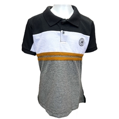 Camiseta Camisa Polo Infantil Menino Masculina Gangster Gola - ANJ MODAS