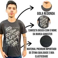 Camiseta Manga Curta Masculina Basica Gangster Estampa Material Premium - comprar online