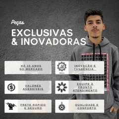 Blusa Flanelada Frio Moletom Canguru Masculina Capuz Inverno - ANJ MODAS