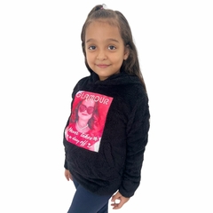 Blusa De Pelinho Casaco Fechado Infantil Menina