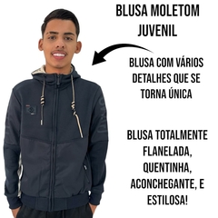 Blusa De Moletom Juvenil Masculina Gangster Importada Aberta - loja online