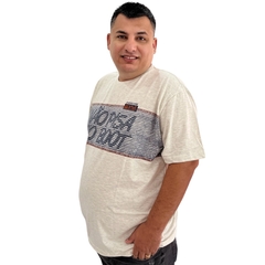 Imagem do Camiseta Masculina Tamanho Grande Plus Size Gola Redonda