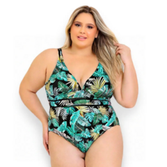 Maio Plus Size Body Feminino Praia Grande Alça Reforçada - comprar online