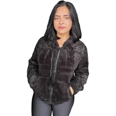 Imagem do Blusa De Frio Feminina Pelinho Casaco Felpudo Insta Top Luxo