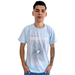 Camiseta Masculina Gansgster Malha Premium Gola Careca na internet