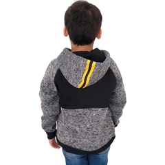 Blusa Moletom Casaco Jaqueta Infantil Menino Flanelado Touca - ANJ MODAS