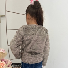 Blusa Casaco De Pelinho Menina Infantil Com Botoes Inverno na internet