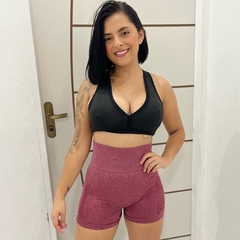 Short Legging Academia Levanta Bumbum Sem Costura Detalhada na internet