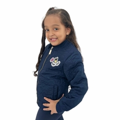 Jaqueta Casaco Blusa Infantil Menina Sem Capuz Premium Olyns - ANJ MODAS