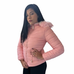 Casaco Feminina Jaqueta Dupla Face Veste Dois Lado Pelinho - comprar online