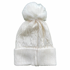 Touca Gorro Capuz De Lã C/pompom Pelúcia Cores Lindas! - comprar online