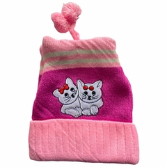 Kit 3 Touca Gorro Pompom Infantil Menina Criança Variada - loja online