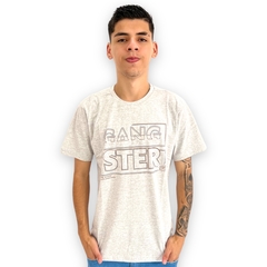 Camiseta Masculina Gangster Estampada Gola Careca - loja online