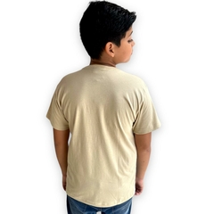 Camiseta Menino Juvenil Gola Careca Detalhada Original - comprar online