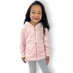 Blusa Infantil De Frio Plush Infantil Menina Aberta Capuz - loja online