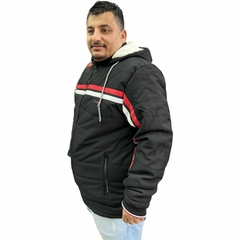 Imagem do Jaqueta Masculina Plus Size Bobojaco Gangster Aberta Touca