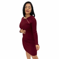 Vestido Manga Longa Feminino Tricote Sweet Linha Premium - comprar online