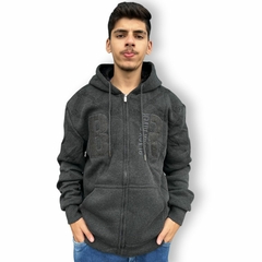 Blusa Peluciada De Frio Moletom Masculina Capuz Ziper Cordão - loja online