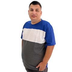 Camiseta Masculina Tamanho Grande Plus Size Gola Redonda - ANJ MODAS