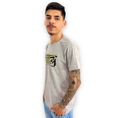 Camiseta Masculina Camisa Estampada Gangster Gola Careca