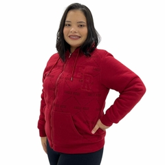 Blusa Moletom Peluciada Feminina Plus Size Tamanho Grande - loja online