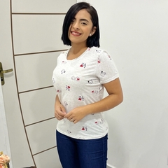 Blusinha Feminina T-shirt Love - ANJ MODAS