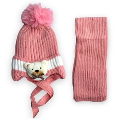 Kit Touca+Cachicol+Infantil Menino Menina Inverno Quentinha - ANJ MODAS